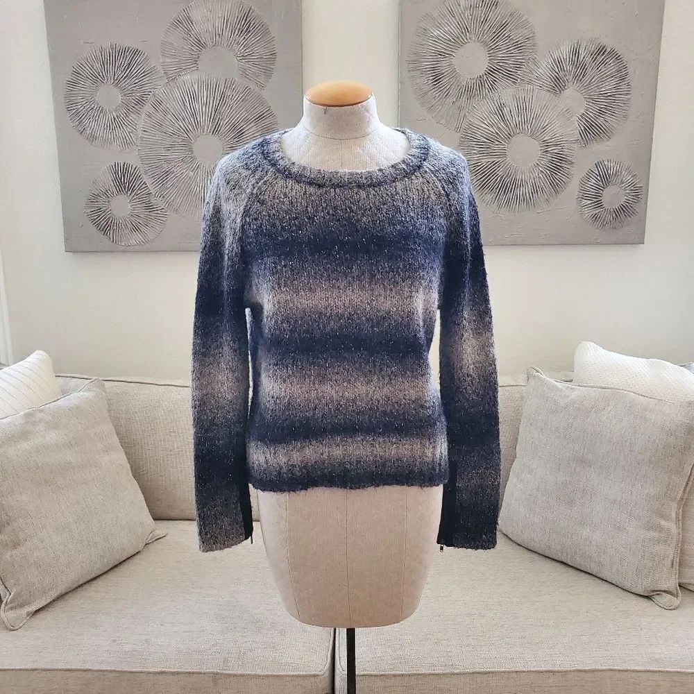 Michael Stars Zip Cuff Sweater Size Small